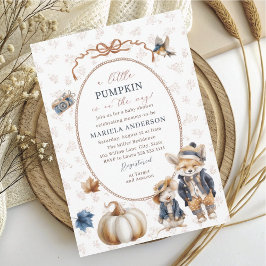 Elegante acuarela Una calabaza es invitación