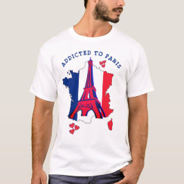 Elegante adicto a la camiseta de PARIS