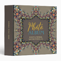 Elegante álbum de fotos de Jewel Lace Romance Bind