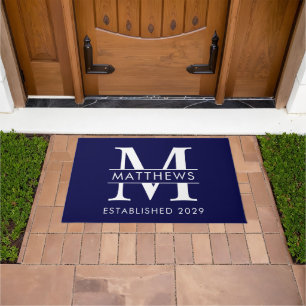 Elegante Alfombra de Bienvenida con Monograma Pers
