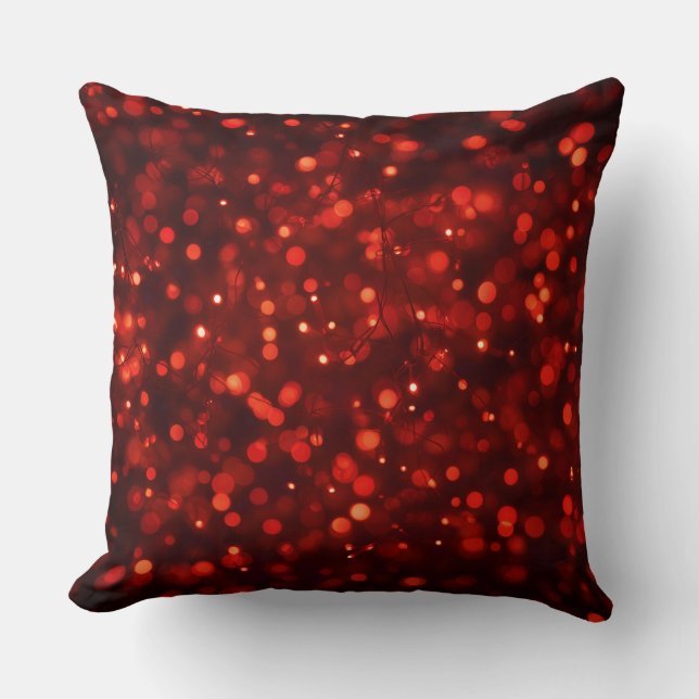 Elegante almohada acuarela de árbol de Navidad (Anverso)