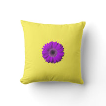 Elegante almohada de acento floral para decoración