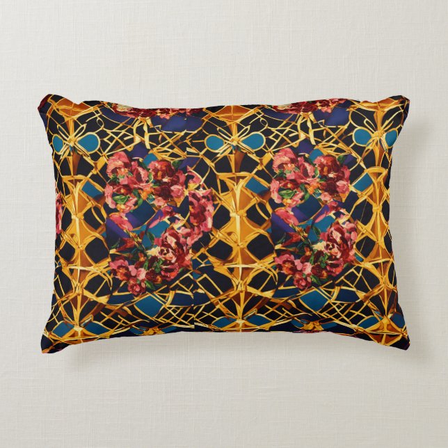 Elegante almohada de acento para decoración casera (Anverso)