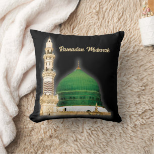 Elegante almohada de decoración negra