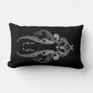 Elegante almohada de diseño de Gótico ornado (vers