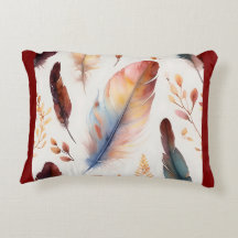 Elegante almohada de flores silvestres - Vibrante 