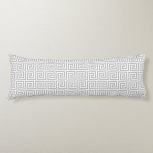 Elegante almohada de motivos griegos y griegos bla