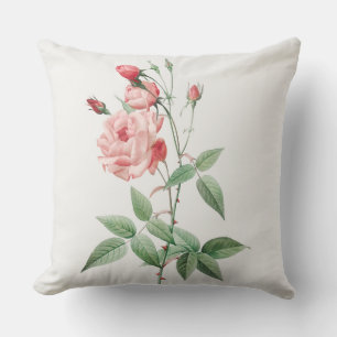 Elegante almohada de tiro floral simple