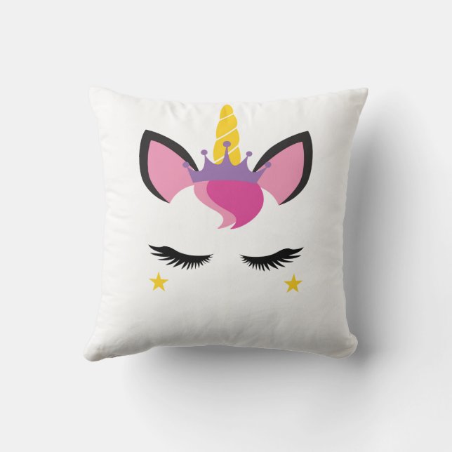 Elegante almohada de unicornio (Reverso )
