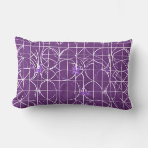 Elegante almohada floral antimetista - Minimalista