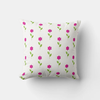 Elegante almohada floral decorativa