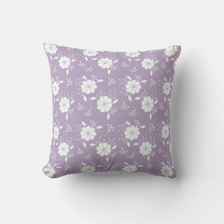 Elegante almohada floral decorativa