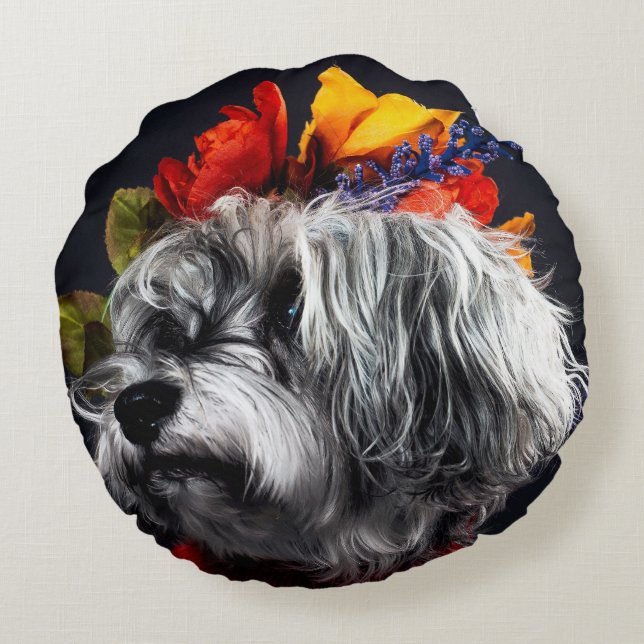 Elegante almohada redonda para tu Sofá (Reverso)