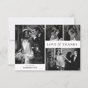 Elegante Amor y Agradecimiento Fotografía Collage
