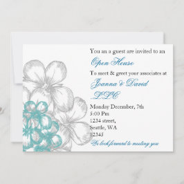 elegante aqua Corporate party Invitación