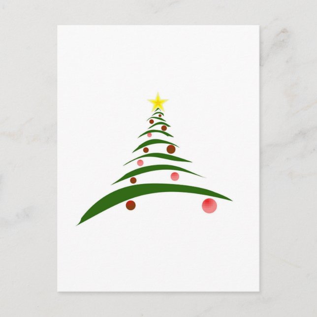 Elegante árbol de Navidad (Anverso)