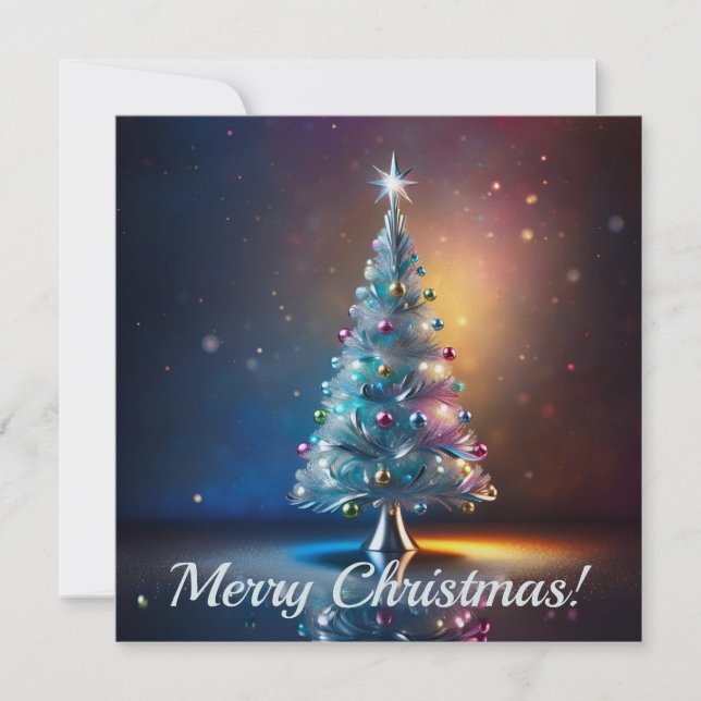 Elegante árbol de Navidad (Anverso)