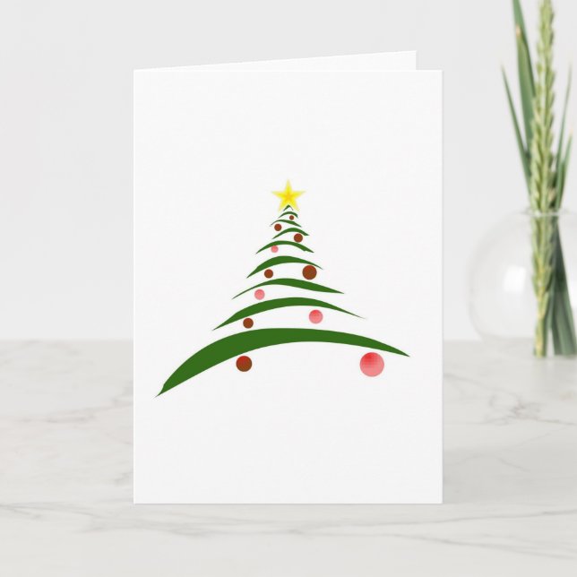 Elegante árbol de Navidad (Anverso)