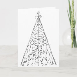 Elegante árbol de Navidad Art Deco