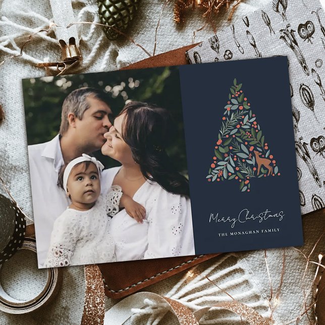 Elegante árbol de navidad de follaje | Armada | Fo (Subido por el creador)