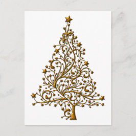 Elegante árbol de Navidad de oro