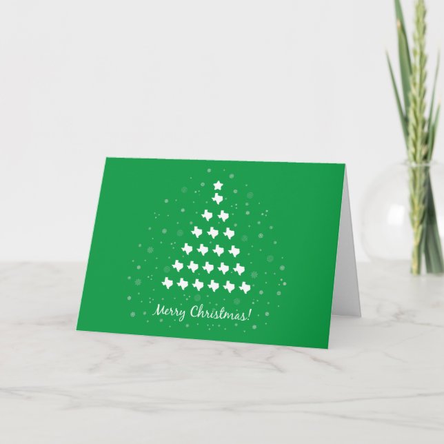 Elegante árbol de Navidad de Texas (Anverso)