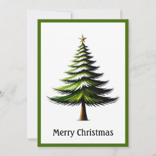 Elegante árbol de navidad Minimalista moderno
