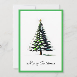 Elegante árbol de navidad Minimalista moderno