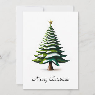 Elegante árbol de navidad Minimalista moderno