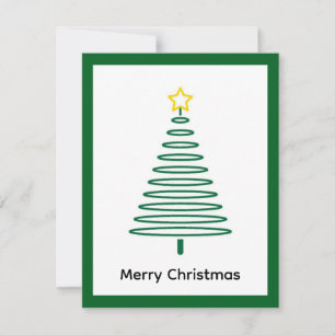 Elegante árbol de navidad Minimalista moderno