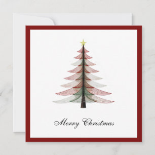Elegante árbol de navidad Minimalista moderno