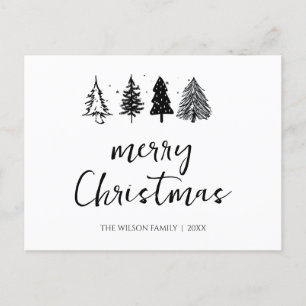 Elegante árbol de Navidad Minimalista no fotografi