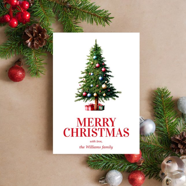 Elegante árbol de Navidad moderno (Subido por el creador)
