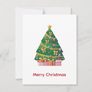 Elegante árbol de Navidad moderno de moda no foto