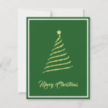 Elegante árbol de Navidad moderno sin foto