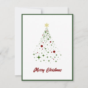 Elegante árbol moderno no fotográfico de Navidad