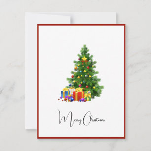 Elegante árbol moderno no fotográfico de Navidad