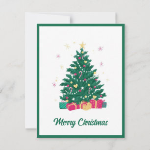 Elegante árbol moderno no fotográfico de Navidad