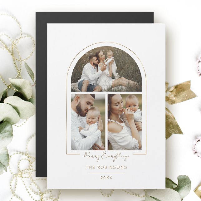 Elegante Arco Mínimo De Línea De Oro 3-Foto (Subido por el creador)