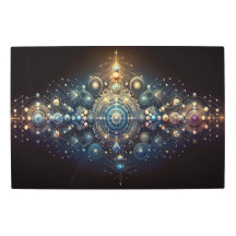 Elegante arte de geometría sagrada