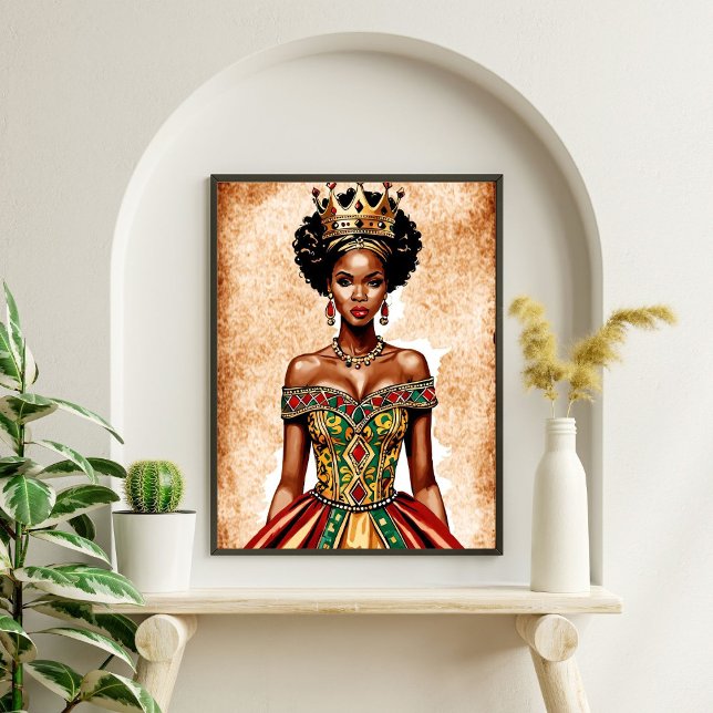 Elegante arte de pared de la reina negra - Empoder (Subido por el creador)