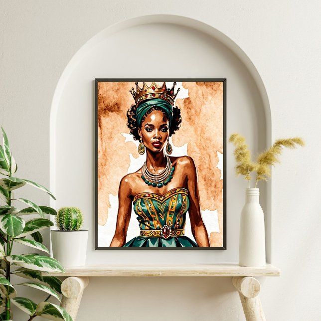 Elegante arte de pared de la reina negra - Empoder (Subido por el creador)