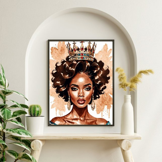 Elegante arte de pared de la reina negra - Empoder (Subido por el creador)