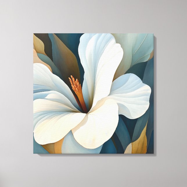 Elegante arte floral texturado (Anverso)