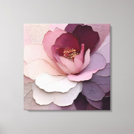 Elegante arte floral texturado