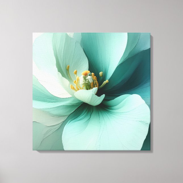 Elegante arte floral texturado (Anverso)