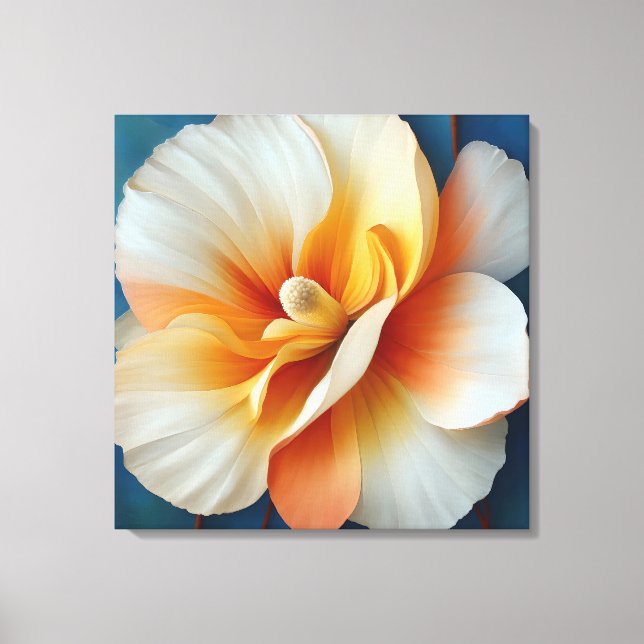 Elegante arte floral texturado (Anverso)