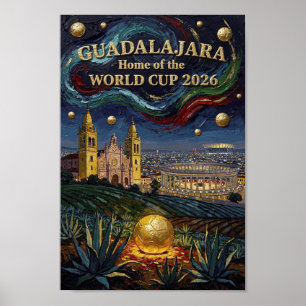 Elegante Arte Futbolístico de Guadalajara Estadio 