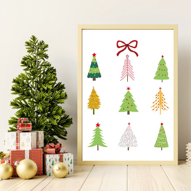 Elegante arte moderno de árbol de Navidad (Subido por el creador)