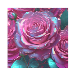 Elegante arte mural Metalizado